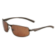 Bolle Everglades Single Vision Prescription Sunglasses, Matte Brown Frame-11790SV
