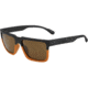 Bolle Frank Progressive Prescription Sunglasses, Matte Black / Caramel Frame, Polarized, 12556PR