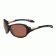 Bolle Grace Sunglasses, Matte Black Frame, Polarized Sandstone Gun Oleo AF Lens, 11950
