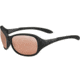 Bolle Grace Sunglasses, Shiny Black, Phantom Pink Gun 12561