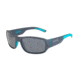 Bolle Heron Single Vision Prescription Sunglasses, Matte Grey / Petrol Frame, 12381SV