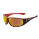 Bolle Highwood Sunglasses, Shiny Black/Red Frame, TNS Oleo AF Lens, Polarized, 12023