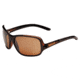 Bolle Kassia Single Vision Prescription Sunglasses, Shiny Chocolate/Translucent Frame-11750SV