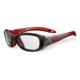 Bolle Kids Coverage Sport Protective Eyewear - Black and Red  Frame,Clear Anti Fog/Scratch Lens 11882