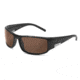Bolle King Sun glasses, Shiny Black Frame, Polarized AG-14 Lens 11436