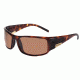 Bolle King Sunglasses, Dark Tortoise Frame, Polarized A14 Lens