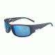Bolle King Sunglasses, Matte Blue Sea Frame, Polarized Offshore Blue Oleo AR Lens, 12119