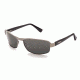 Bolle Malcolm Sunglasses, Shiny Gunmetal Frame, Polarized TNS Lens, 11399