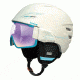 Bolle Osmoz Helmet, Soft White and Blue with Aurora Lens, 54-58cm 30638