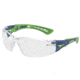 Bolle Rush+ Safety Glasss, PC/TRP Frame, Clear Lens, 40256