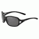 Bolle Solden Single Vision Prescription Sunglasses, Shiny Black Frame-11754SV