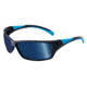 Bolle Speed Single Vision Prescription Sunglasses, Shiny Black/Blue Frame-11631SV