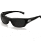 Bolle Crown Sunglasses 11275, Shiny Black Frame, Polarized TNS Lens