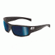 Bolle Tetra Sunglass, Satin Black Frame, Polarized Offshore Blue Lens, 11366