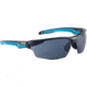 Bolle Tryon Safety Glasses, Black Blue Frame, Polarized Lens, TRYOPOL