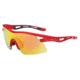 Bolle Vortex Single Vision Prescription Sunglasses, Shiny Red Frame-11823SV