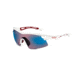 Bolle Vortex Single Vision Prescription Sunglasses, Shiny White / Red Frame-11411SV