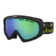 Bolle Y6 OTG Ski/Snowboard Goggles,Matte Black and Lime Frame,Green Emerald Lens 21371