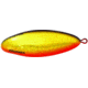 Bomber Who Dat Weedless Rattling Spoon, 5/0 Hook, Yellow, 2 5/8in, 7/8oz, BSWWRS3390