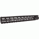Bootleg Inc 15in Bootleg PicMod Handguard, AR 15, No Hardware, Black, 15in, BP- HG15-0