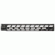 Bootleg Inc MLok Handguard, 15 in, 6061 Aluminum, AR 15 w/KMR Mounting Hardware, Black, BP-HG15-M1
