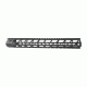 Bootleg Inc MLok Handguard, 9.2 in, 6061 Aluminum, AR 15 w/KMR Mounting Hardware, Black, BP-HG9-M1