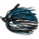 Booyah Baby Boo Jig, 3/16 oz, Sinking, Black/Blue, BYBBJ3604