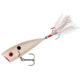 Booyah Boss Pop Topwater Popper, 3in, 3/8 oz, Bone Shiner, BYBP317