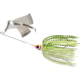 Booyah Buzz Bait Mustad Fishing Hook, 5/0, 1/2oz, 1 Piece, White/Chart Shad, BYB12606