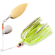 Booyah Counter Strike Tandem Spinnerbait, 1/2oz, Gold Scale ChartWhite, BYCST12660
