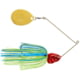 Booyah J.C Covert Series Single Colorado Spinnerbait Fishing Hook, 1oz, 1 Piece, Blue Chartreuse/Red Head, BYCVS1GC725
