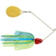 Booyah J.C. Covert Series Single Colorado Spinnerbait Fishing Hook, 1/2oz, 1 Piece, Blue Chartreuse/Red Head, BYCVS12G5C725