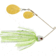 Booyah J.C. Covert Spinnerbait, 1/2oz, G/N Col Wt Cht Slvsc/PrCht, BYCVS12GGC729