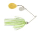 Booyah J.C. Covert Series Double Colorado Spinnerbait Fishing Hook, 3/8oz, 1 Piece, White/Chartreuse/Silver Scale, BYCVS38NGC729