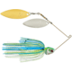 Booyah J.C. Covert Spinnerbait, 1/2oz, N/G Will Wt/Chart/Blue, BYCVS12NGW730