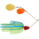 Booyah J.C. Covert Spinnerbait, 1/2oz, Org/G Col Blue Chart/Rd Hd, BYCVS12OGC725