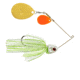 Booyah J.C. Covert Spinnerbait, 1oz, Org/G Col Wt Cht Slvsc/PrCht, BYCVS1OGC729