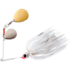 Booyah Double Colorado Spinnerbait, 3/8oz, Snow White, BYBCC38615