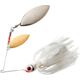 Booyah Double Willow Spinnerbait, 1/2oz, Satin Silver Glimmer, BYBW12636