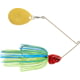 Booyah J.C. Covert Series Single Colorado Spinnerbait Fishing Hook, 3/4oz, 1 Piece, Blue Chartreuse/Red Head, BYCVS34GC725