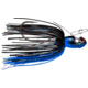 Booyah Melee Jig, 3/8 oz, 3/8 oz, 3.25 in, Black Blue/Black Blade, BYMLE3874