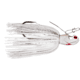 Booyah Melee Jig, 3/8 oz, 3/8 oz, 3.25 in, White/Silver Blade, BYMLE3872
