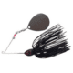 Booyah Moon Talker Spinnerbait, 1/2oz, Black/Silver Flake, BYMT12601