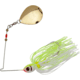 Booyah Blade Single Colorado Spinnerbait, 3/8oz, White/Chartreuse, BYBC38616