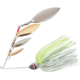 Booyah Super Shad Quad Blade Spinnerbait, 3/8oz, Silver Chartreuse, BYSS38612