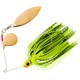Booyah Tandem Blade Spinnerbait, 1/4oz, Chartreuse Shad, BYBT14647