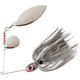 Booyah Tandem Blade Spinnerbait, 3/8oz, Silver Shiner, BYBT38640