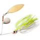 Booyah Tandem Blade Spinnerbait, 3/8oz, White Chartreuse, BYBT38616