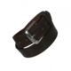 Boston Leather 1.25in Lined Off Duty Belt, Cordovan, 6582L-BRN-1-54-GLD
