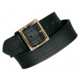 Boston Leather 1 3/4'' Garrison Belt, 4-row Stitched, Brass, Plain, 36 in, 6506-1-36-GLD